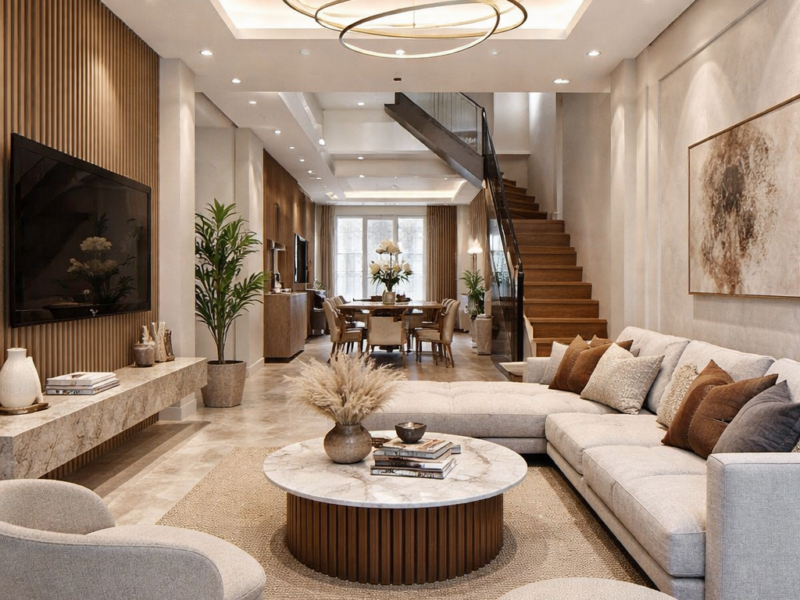 Thiết kế nội thất nhà phố